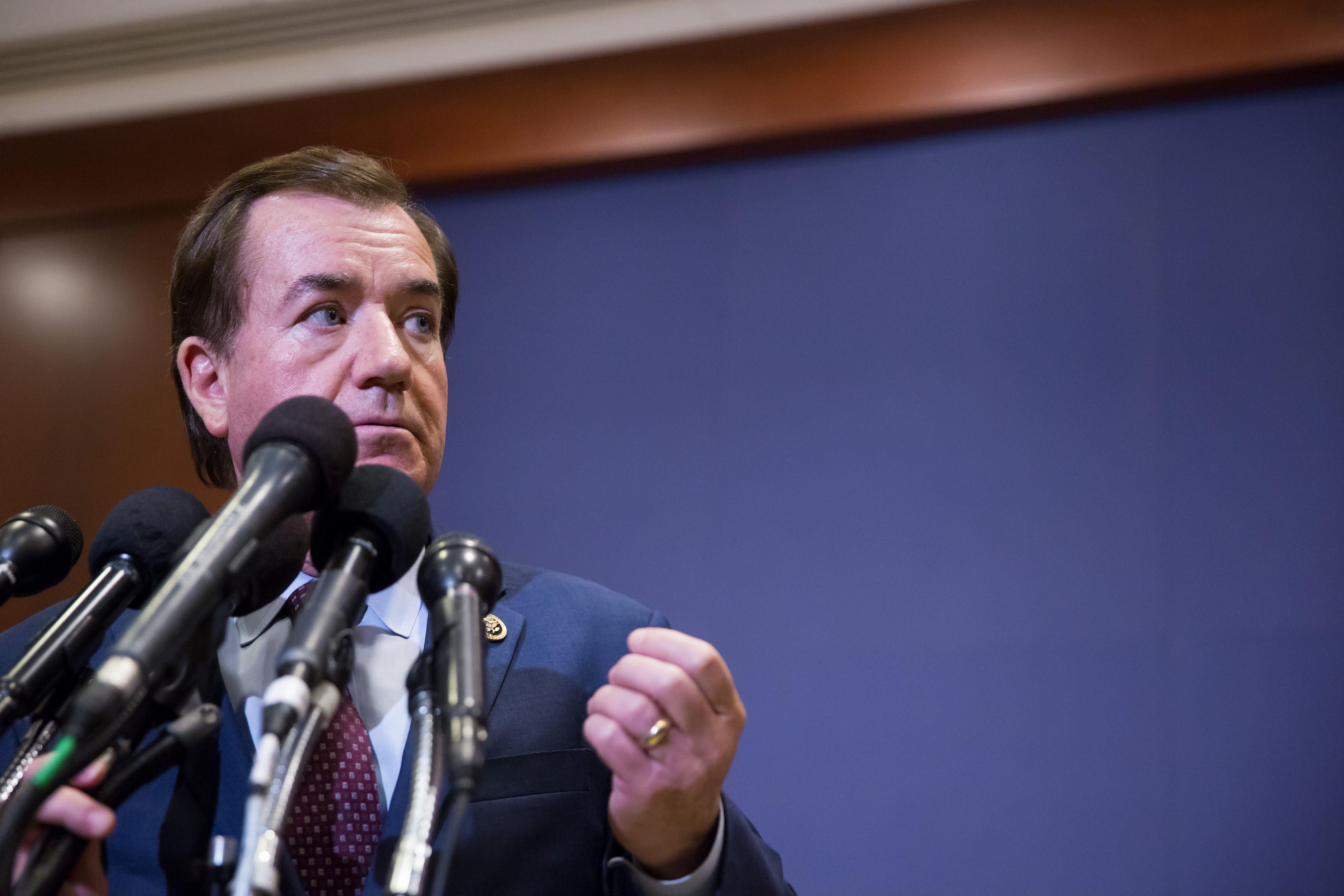 U.S. House Foreign Affairs Chairman Ed Royce (R-CA) speaks to the media after White House officials briefed members of the House of Representatives on the situation in North Korea. (CREDIT: Eric Thayer/Getty Images)