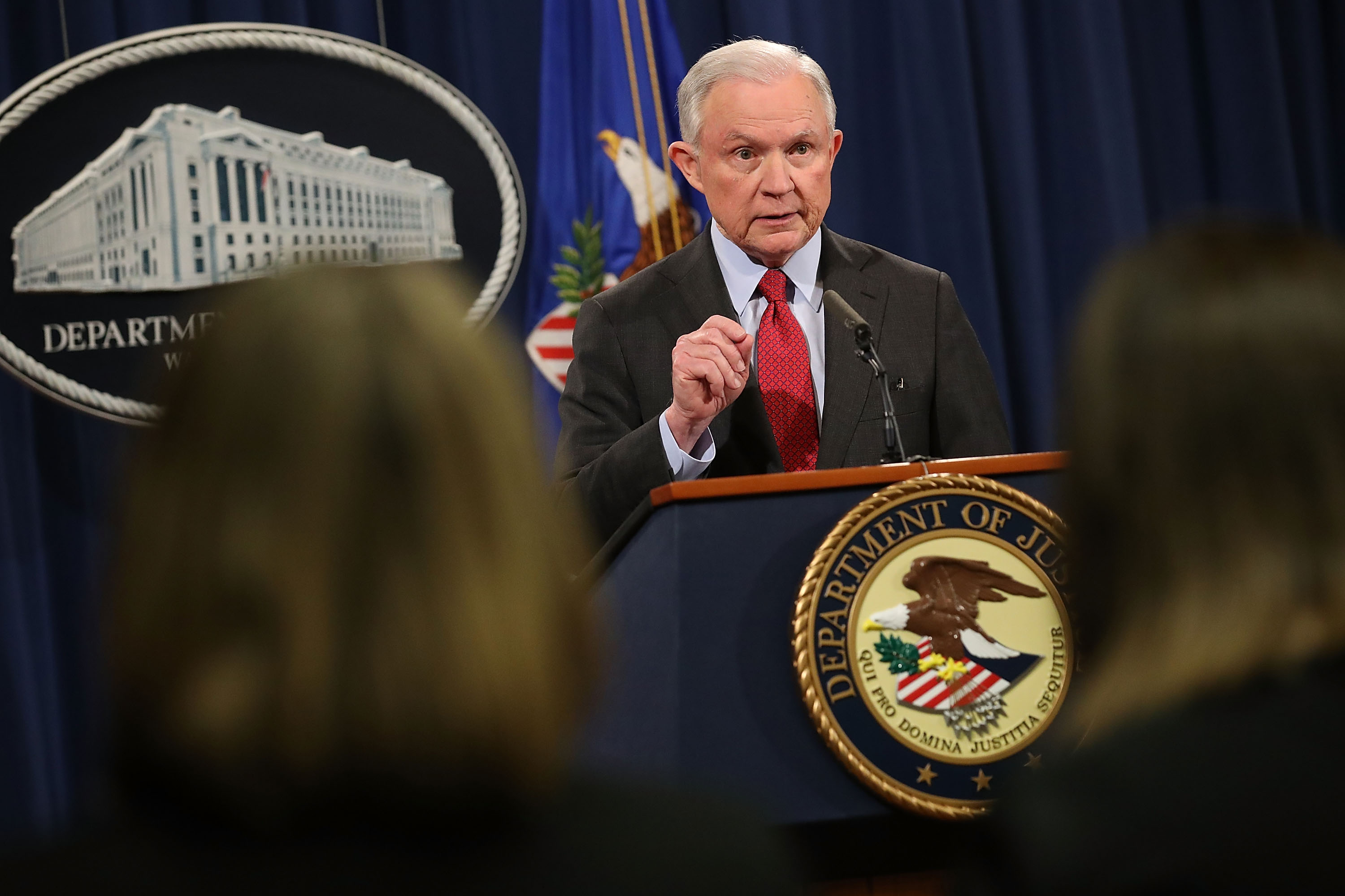 U.S. Attorney General Jeff Sessions. (Photo by Chip Somodevilla/Getty Images)