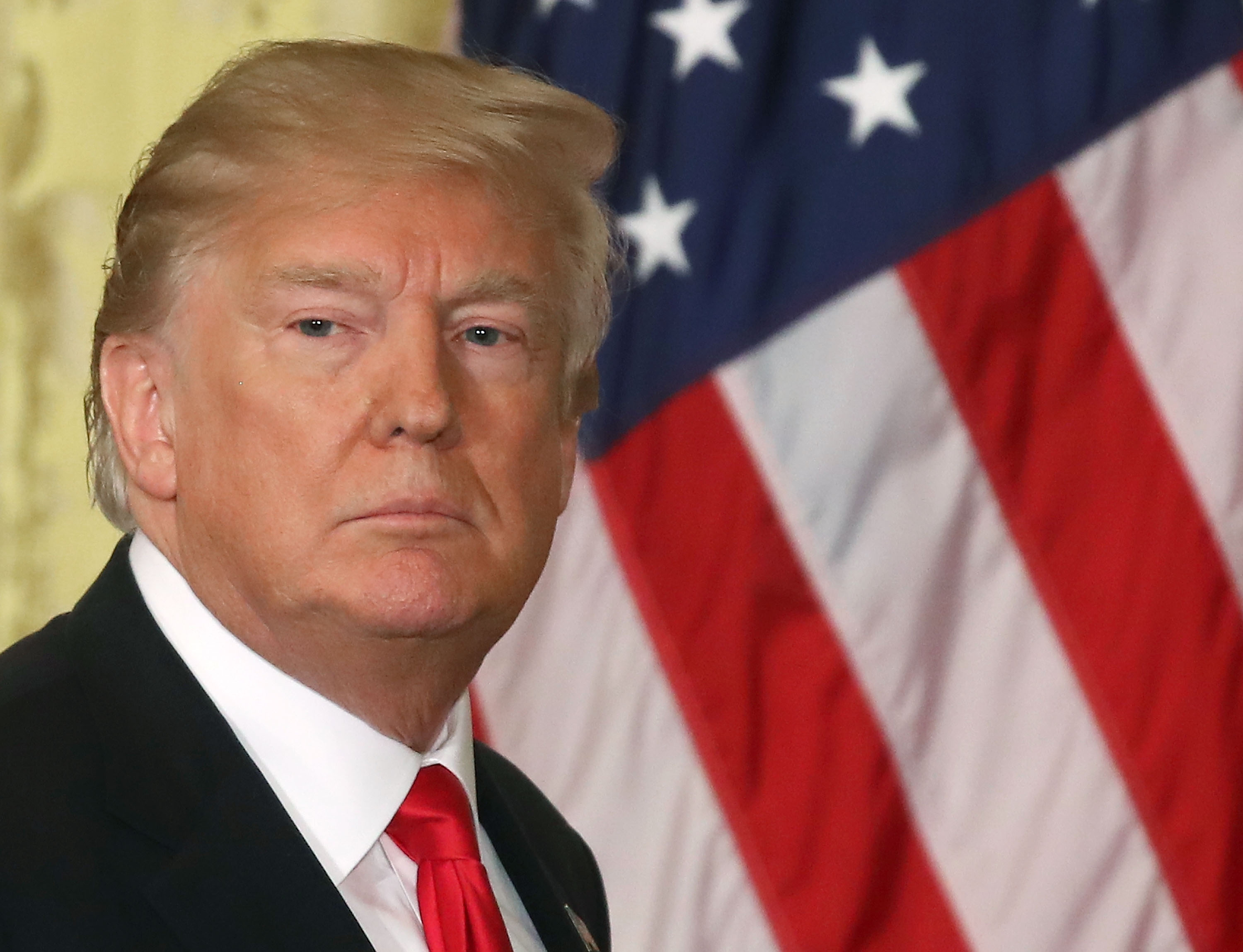 President Donald Trump referred to Haiti, El Salvador and African nations as "shithole countries" during heated, bipartisan immigration reform talks. CREDIT: Mark Wilson/Getty Images.