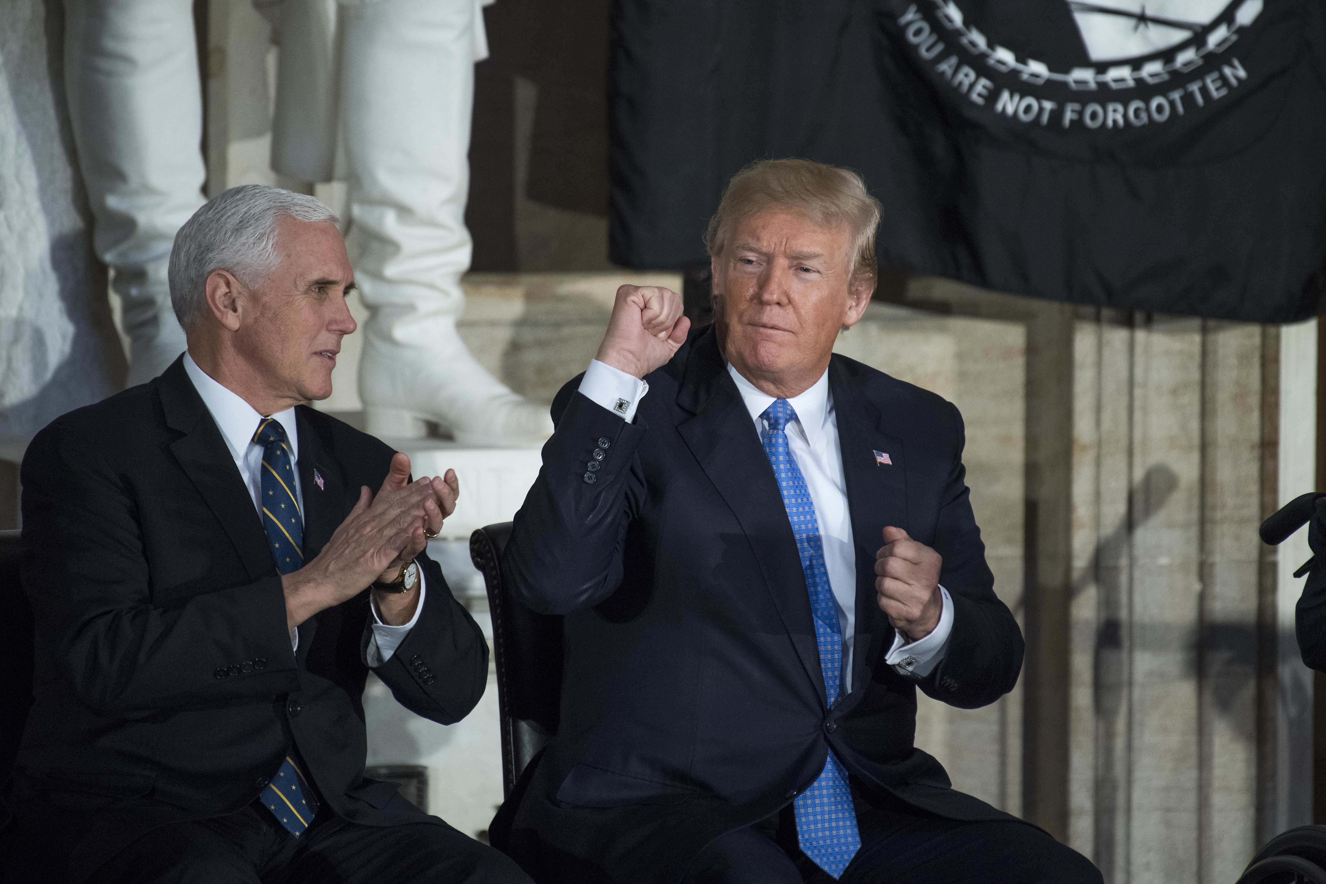 Trump on Wednesday. (CREDIT: Tom Williams/CQ Roll Call)