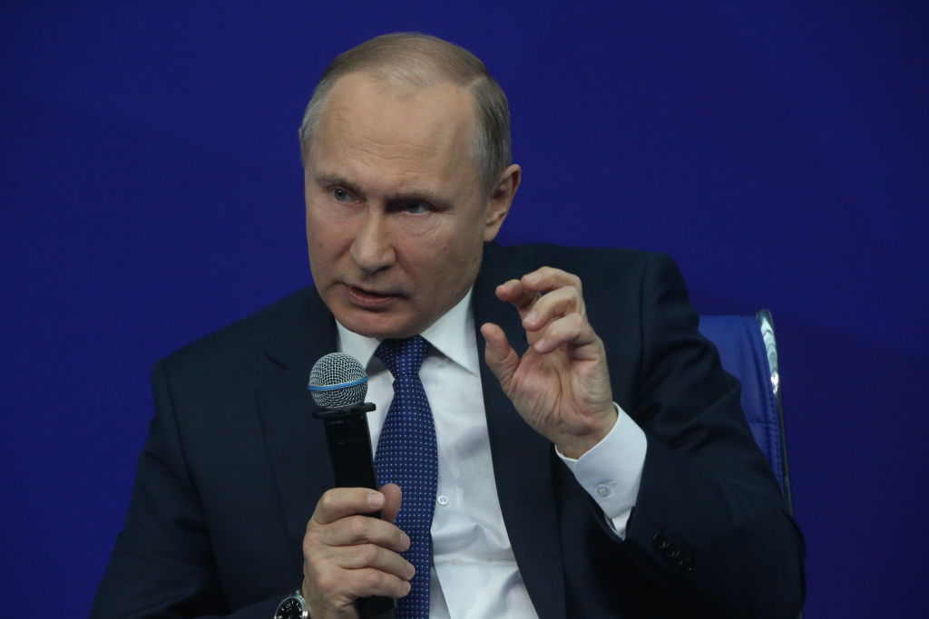 Russian President Vladimir Putin called the U.S.'s new list a "hostile act" – but it only came after the U.S. copy-pasted from Forbes. (CREDIT: GETTY / MIKHAIL SVETLOV)