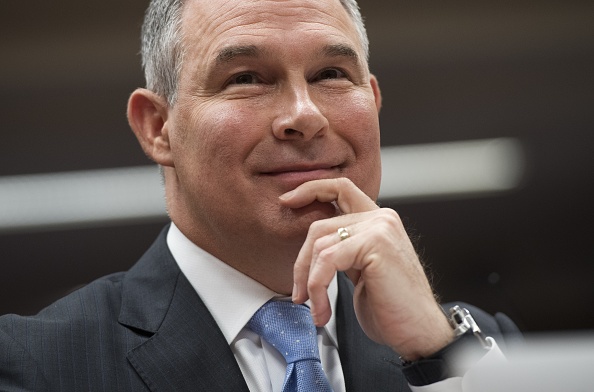 EPA Administrator Scott Pruitt announced in October 2017 that he would exclude anyone from serving on any of the 23 EPA scientific advisory boards if they had received EPA grants to fund any of their research. CREDIT: SAUL LOEB/AFP/Getty Images