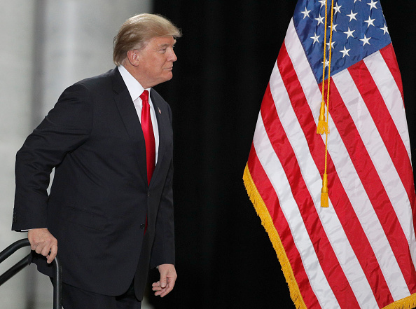 President Donald Trump on January 8, 2018, renominated several controversial officials to top environmental and science positions. CREDIT: George Frey/Getty Images