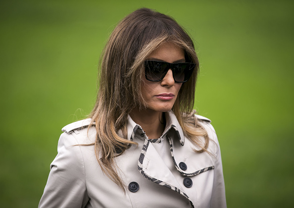 First Lady Melania Trump. CREDIT: Al Drago/Bloomberg via Getty Images