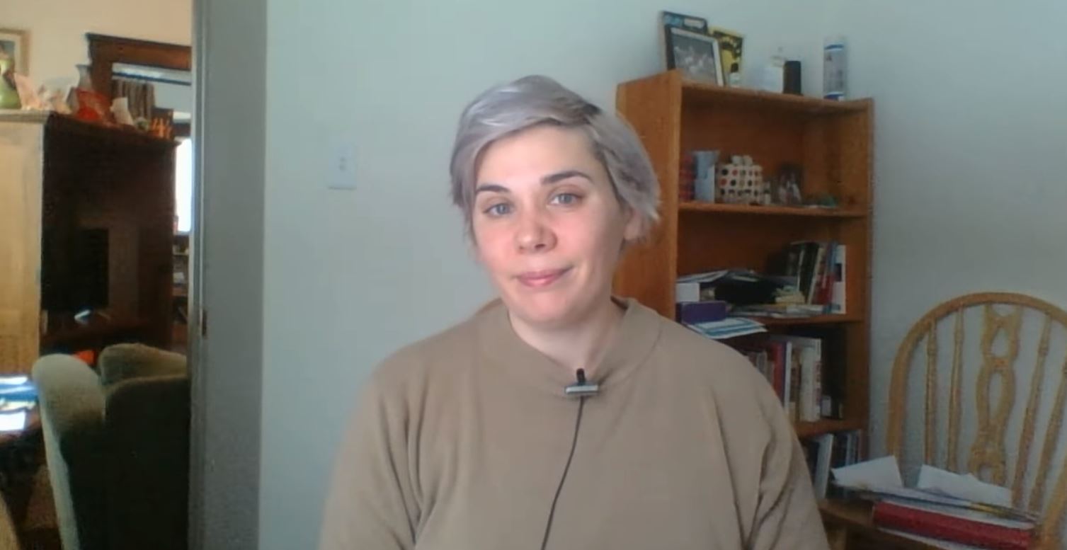 Carey Callahan, who makes YouTube videos about her experience detransitioning. CREDIT: YouTube