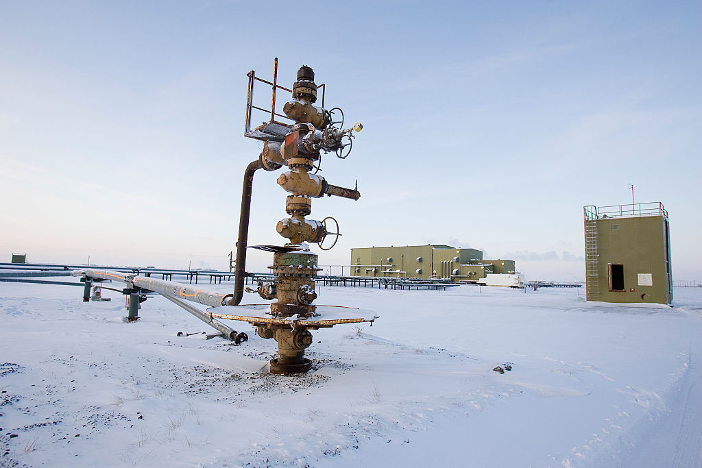 Oil production already takes place in in Prudhoe Bay, just outside Alaska's ANWR reserve. CREDIT: David Howells / Getty