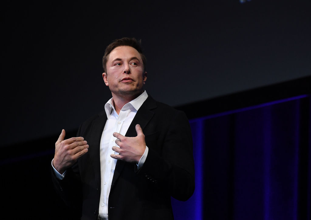 SpaceX CEO Elon Musk speaks at the International Astronautical Congress on September 29, 2017 in Adelaide, Australia. (CREDIT: Mark Brake/Getty Images)