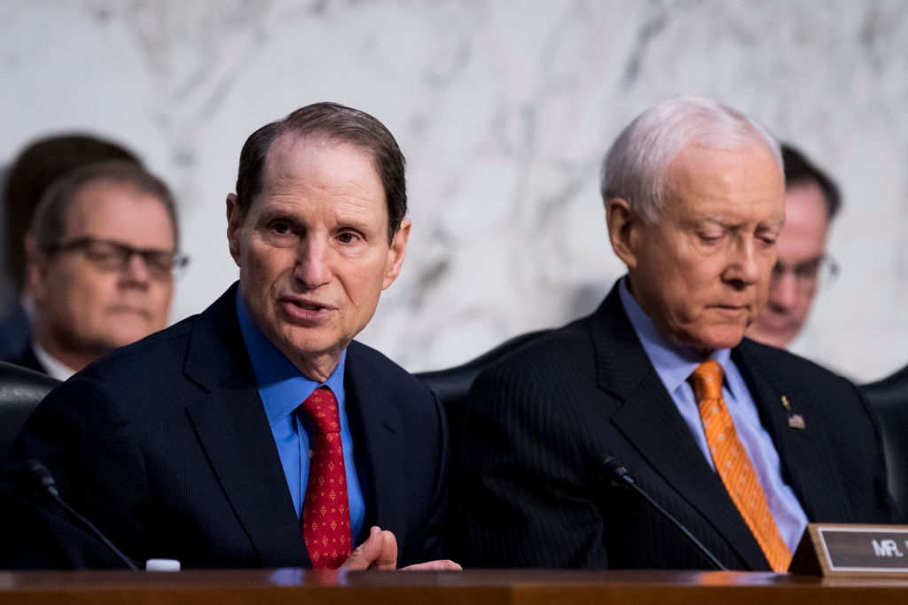 Sen. Ron Wyden (D.-Ore.) is demanding information on Russia-NRA ties. (CREDIT: GETTY / BILL CLARK)