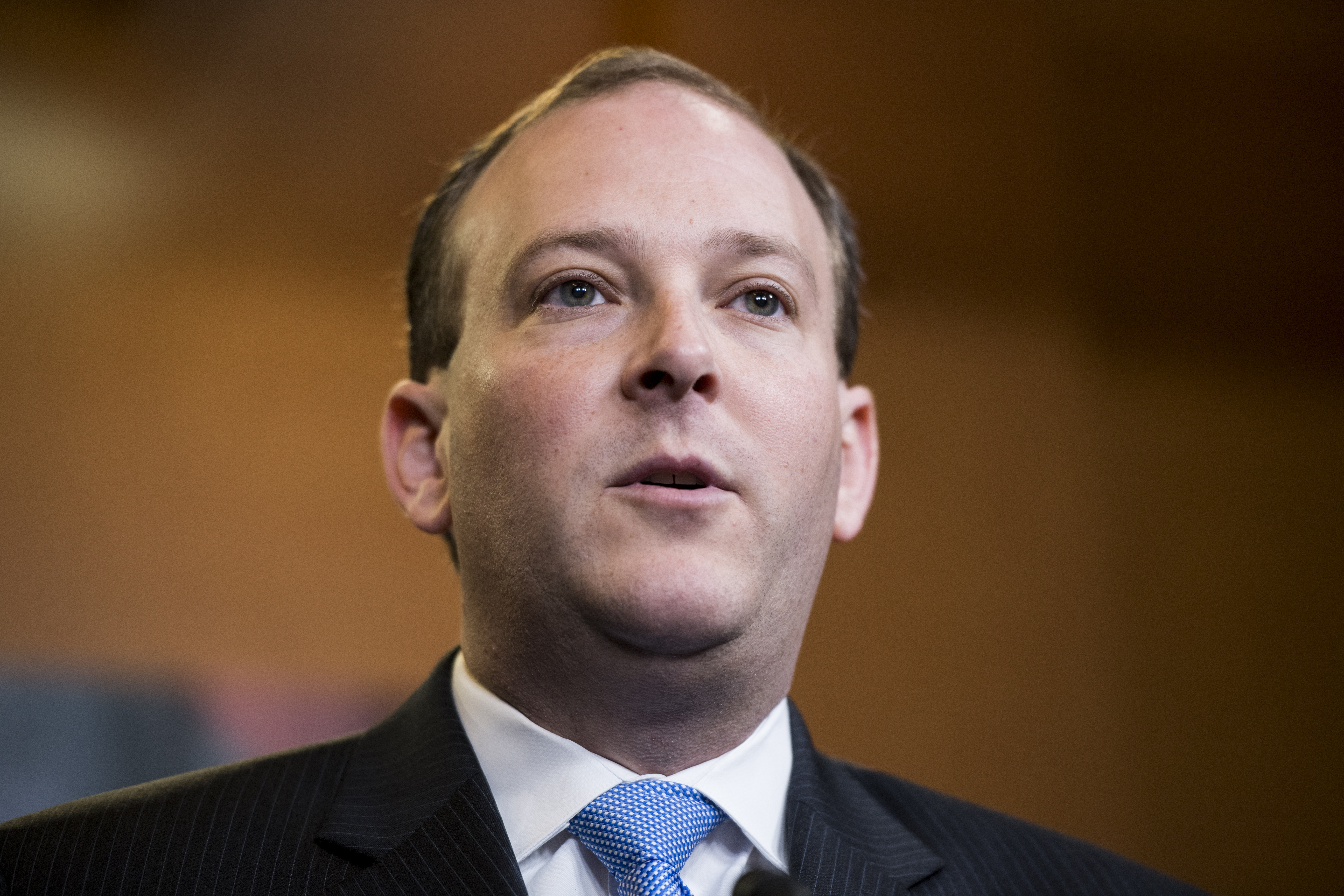 Rep. Lee Zeldin (R-NY) speaks during a press conference on tax reform on Thursday, Nov. 16, 2017. (CREDIT: Bill Clark/CQ Roll Call)