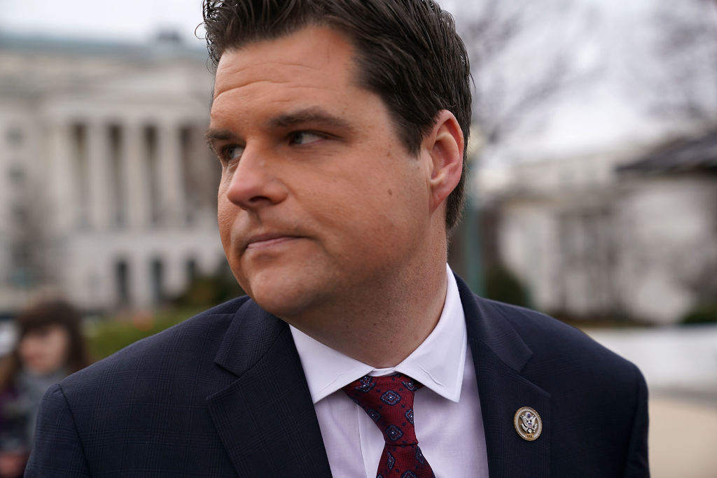 Rep. Matt Gaetz (R-FL). CREDIT: Alex Wong/Getty Images