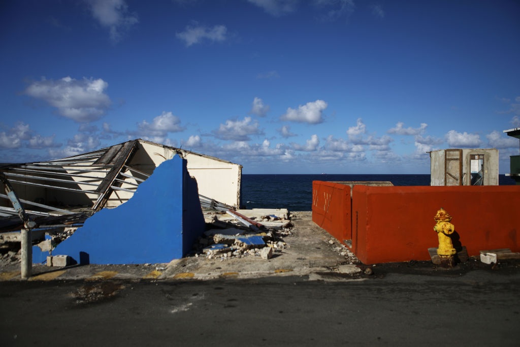 Barely three months after Hurricane Maria made landfall, approximately one-third of Puerto Rico is still without electricity. Credit: Mario Tama/Getty Images.