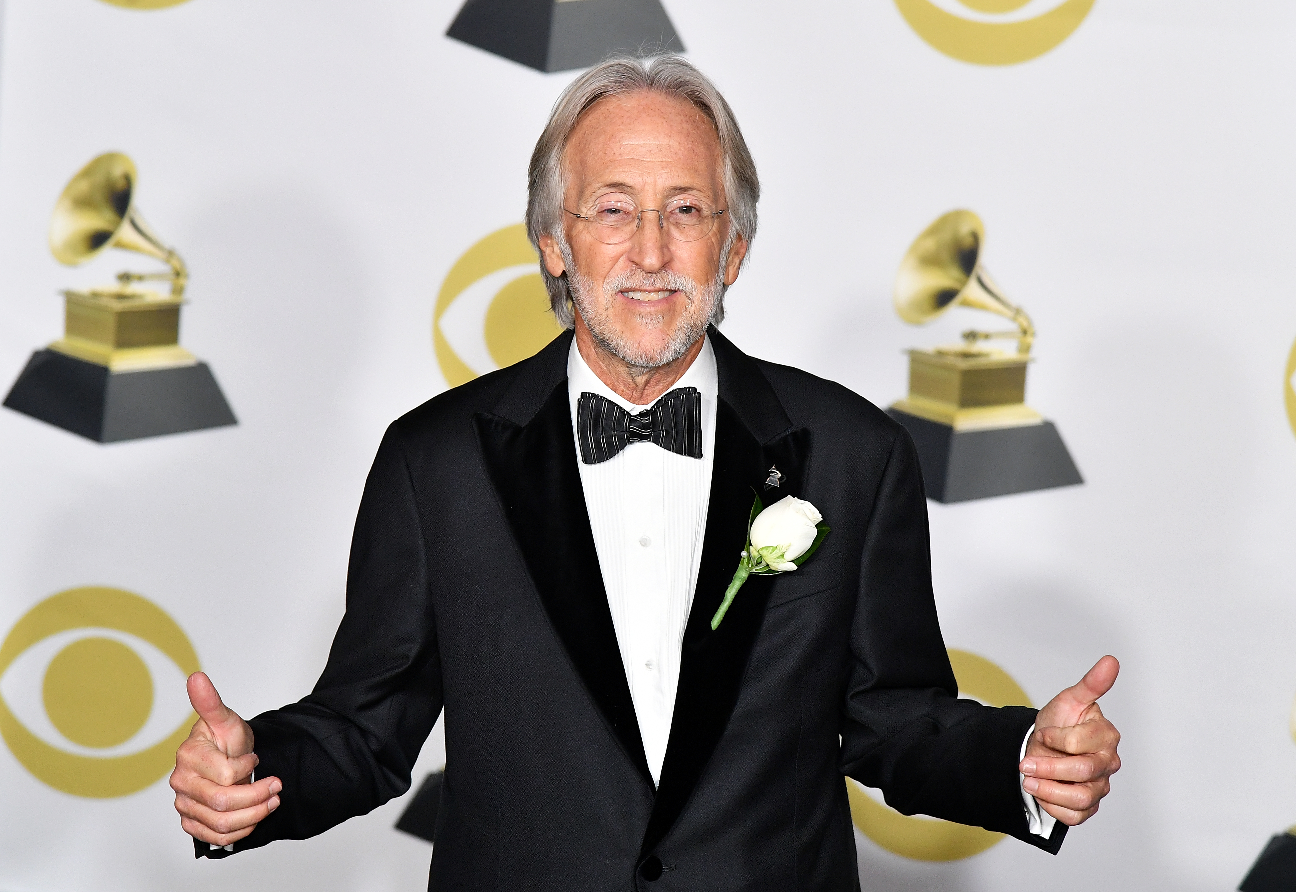 The Recording Academy and MusiCares President/CEO Neil Portnow appears at the Press Room during 60th Annual GRAMMY Awards at Madison Square Garden on January 28, 2018 in New York City. CREDIT: Slaven Vlasic/FilmMagic