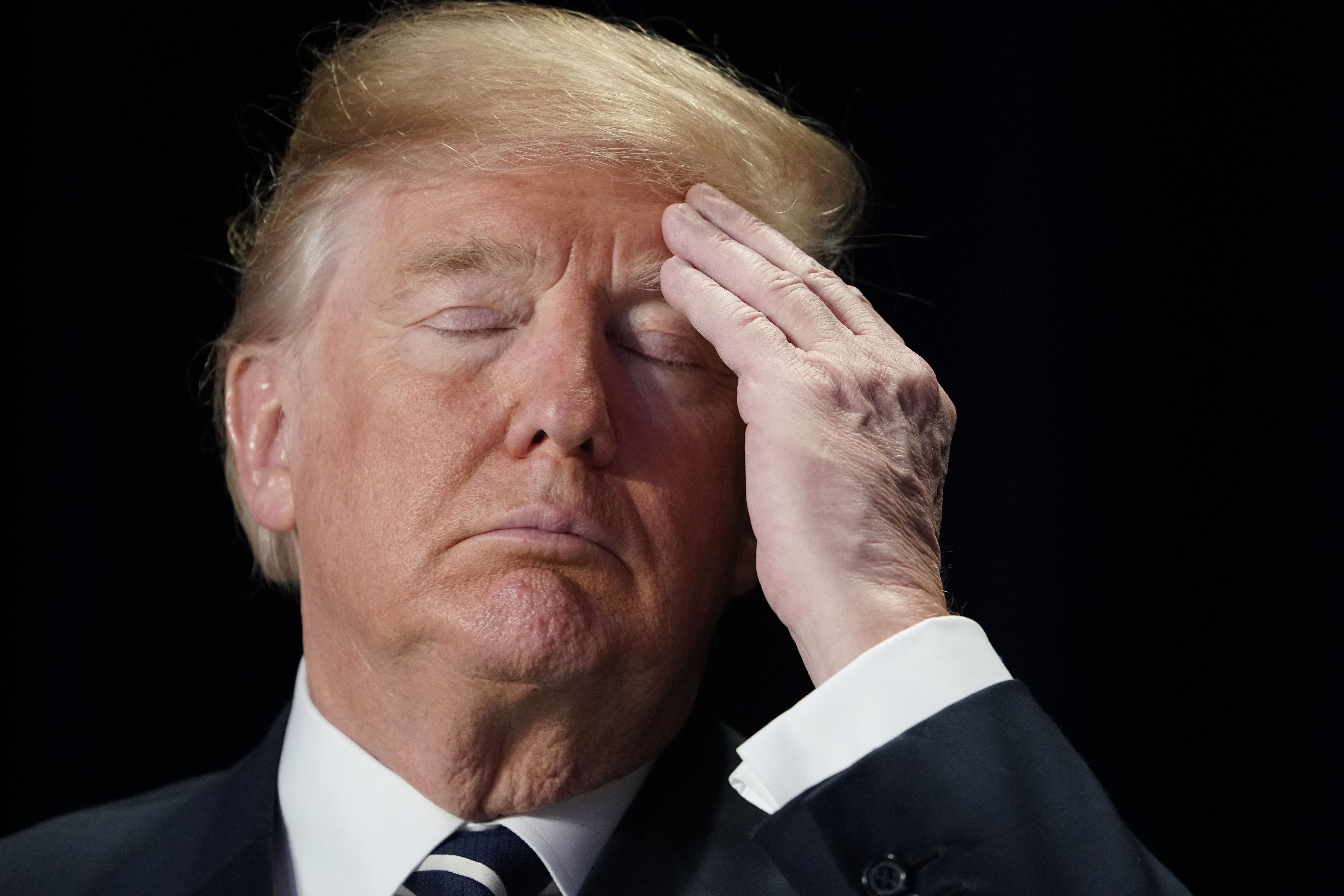 Trump on Thursday. (CREDIT: Getty Images)