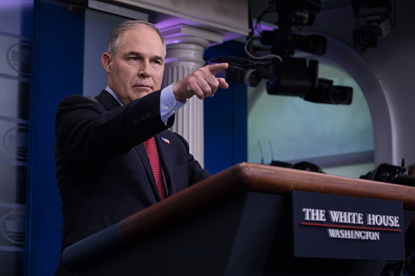EPA Administrator Scott Pruitt appointed regional administrators who share his views on weakening environmental protection. CREDIT: Cheriss May/NurPhoto via Getty Images