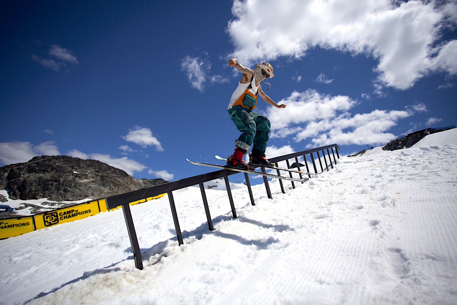 A skier at Camp of Champions, 2013. Credit: Camp of Champions
