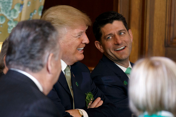 Republicans propose a balanced budget amendment after voting for trillion dollar legislation. (CREDIT: Alex Edelman-Pool/Getty Images)