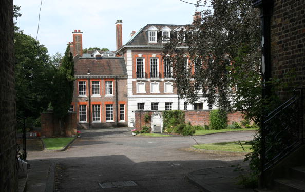 FILE PICTURE: Part of the front of Witanhurst House is seen through the front gates in London, U.K., Thursday, July 19, 2007. (Photo by Suzanne Plunkett/Bloomberg via Getty Images)