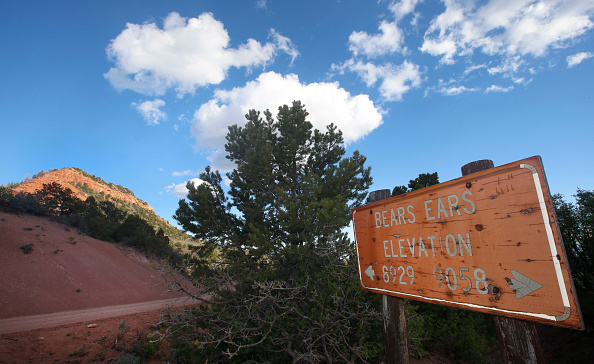 The Department of the Interior focused on the potential for oil and gas exploration at the Bears Ears National Monument during its 2017 review of national monuments. CREDIT: George Frey/Getty Images