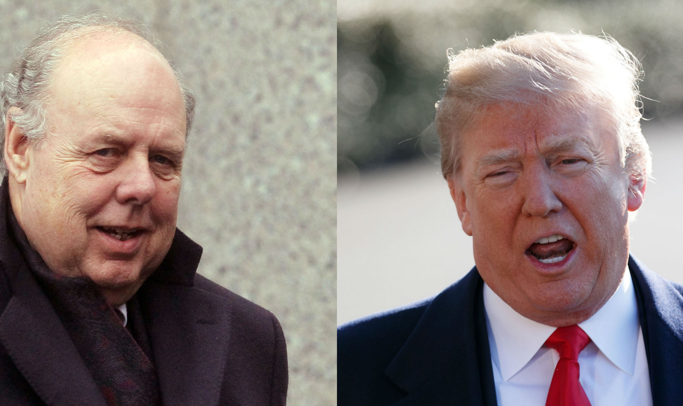 Dowd (left) and Trump. (CREDIT: GETTY IMAGES)