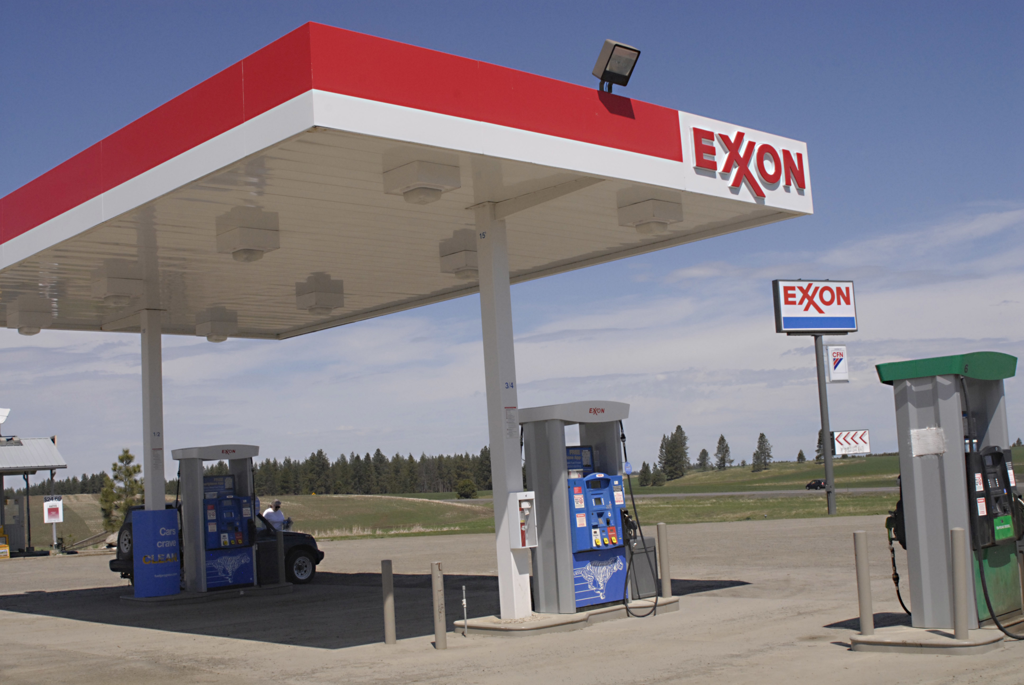 Exxon is the subject of multiple legal actions for its alleged climate deception.
(CREDIT: Francis Dean/Corbis via Getty Images)