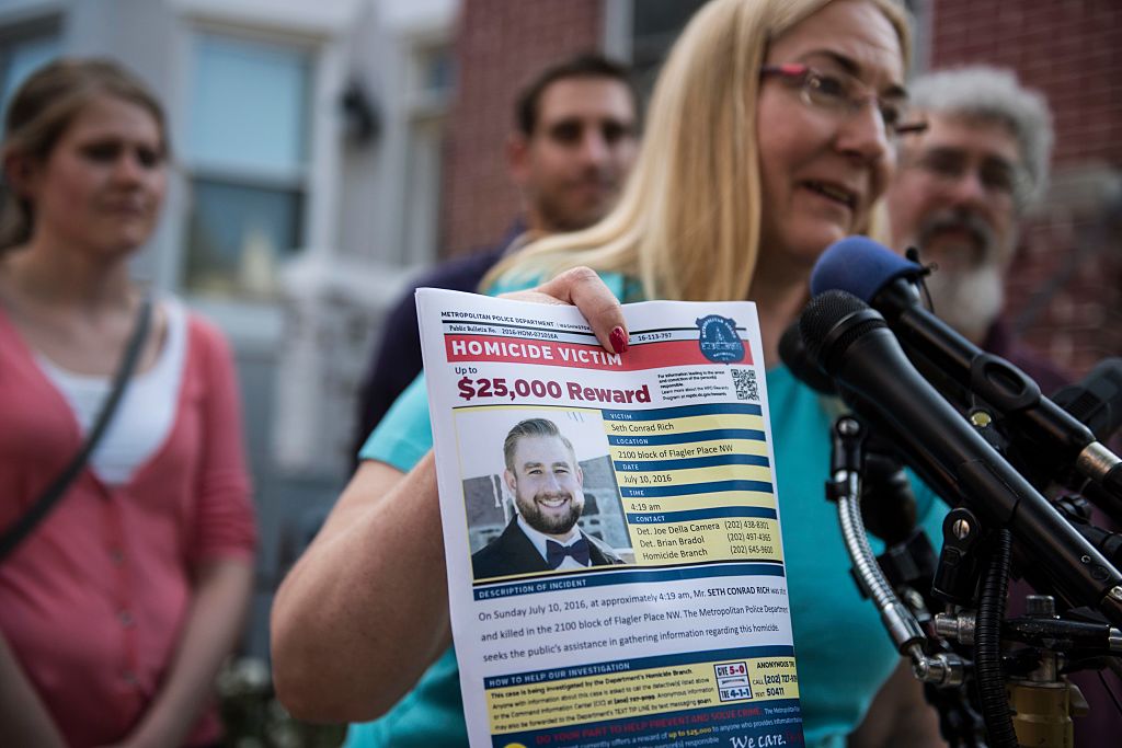 The family of slain DNC staffer Seth Rich has filed a lawsuit against Fox News, an investigative reporter, and a network guest for propagating a conspiracy theory about their son's death (CREDIT: Michael Robinson Chavez/The Washington Post via Getty Images)