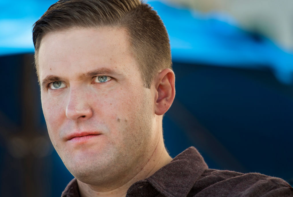 FILE PICTURE WASHINGTON, DC - NOVEMBER 19: Richard Spencer is in town for the largest white nationalist and Alt Right conference of the year in Washington, DC on November 18, 2016. (Photo by Linda Davidson/The Washington Post via Getty Images)