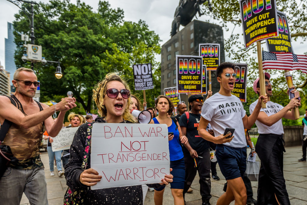 Mental health organizations condemn Trump's transgender military ban. (CREDIT: Pacific Press / Contributor via Getty Images)