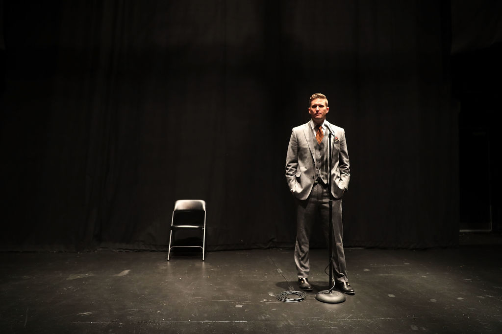 Richard Spencer is feeling even lonelier than usual these days. CREDIT: GETTY / JOE RAEDLE