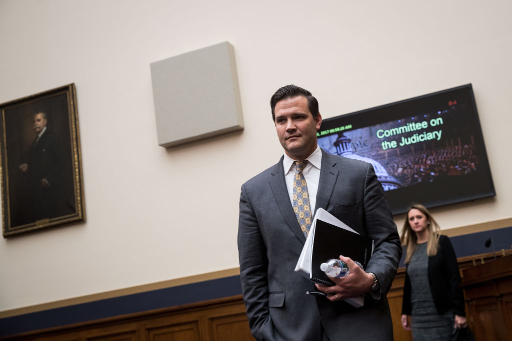 Scott Lloyd, director of the Office of Refugee Resettlement at the U.S. Department of Health and Human Services, arrives for a House Judiciary Committee hearing concerning the oversight of the U.S. refugee admissions program, on Capitol Hill, October 26, 2017 in Washington, DC. (CREDIT: Drew Angerer/Getty Images)