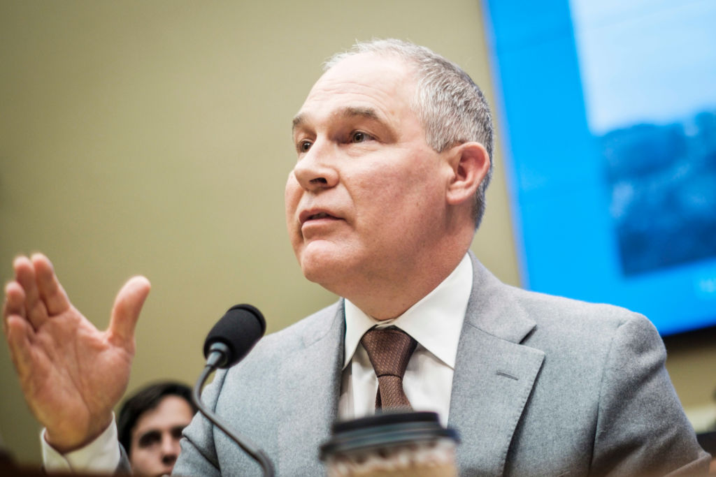 Environmental Protection Agency Administrator Scott Pruitt