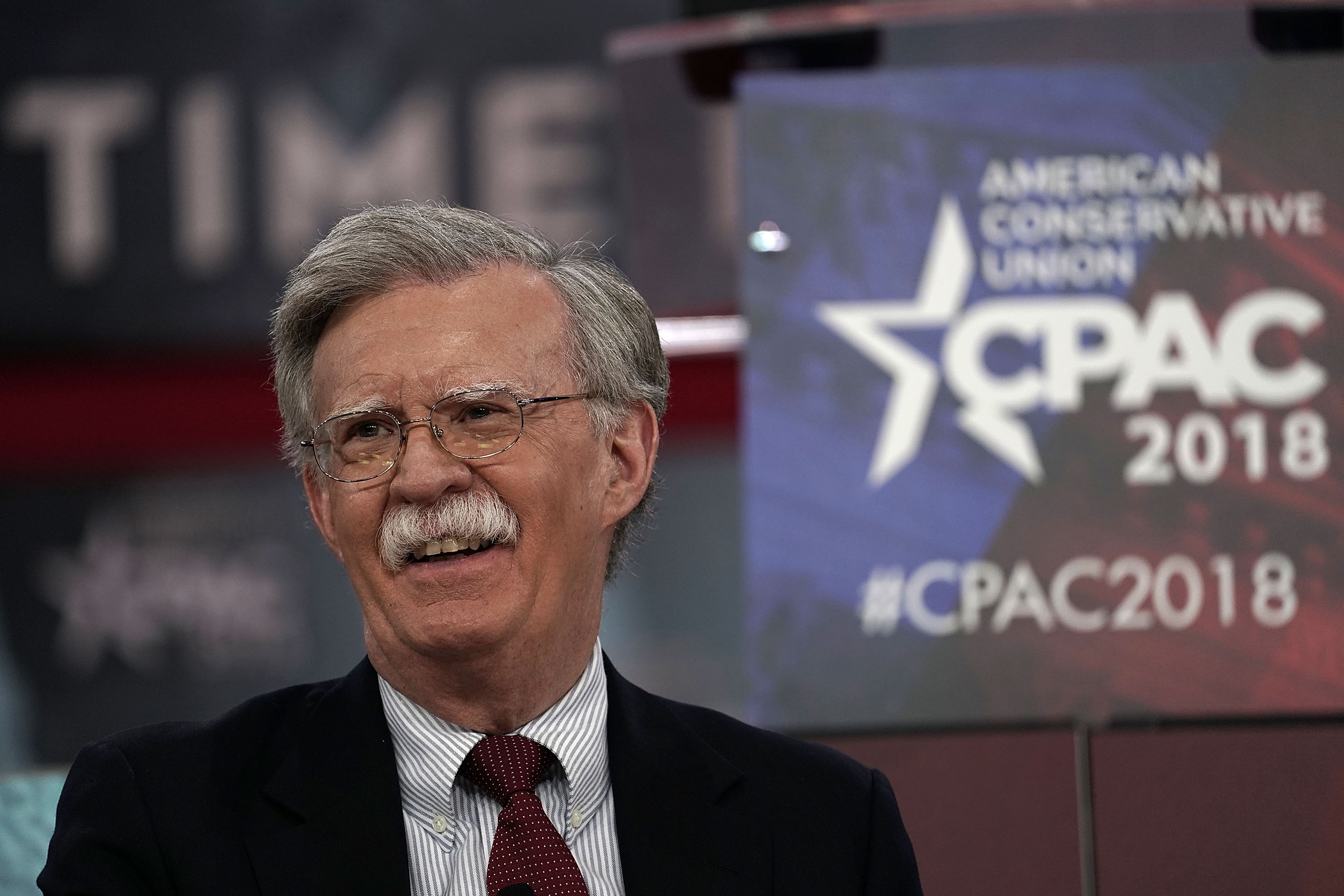 Former U.S. Ambassador to the United Nations John Bolton speaks during CPAC 2018 February 22, 2018 in National Harbor, Maryland. CREDIT: Photo by Alex Wong/Getty Images
