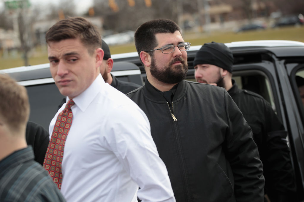 Matthew Heimbach, along with Richard Spencer, have suddenly left young white supremacists without a clear leader. CREDIT: GETTY / SCOTT OLSON