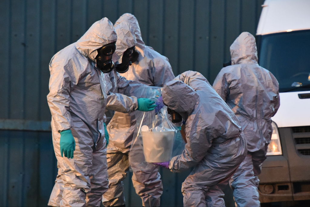 The White House finally issued a statement this week identifying Russia as the main culprit behind a series of attacks and nerve agent poisonings targeting former spies living in the U.K. (CREDIT: Rufus Cox/Getty Images)