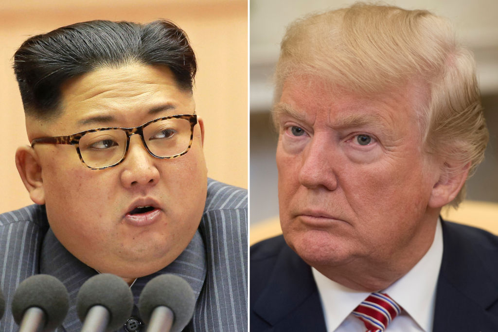 Kim Jong Un and Donald Trump. CREDIT: SAUL LOEB/AFP/Getty Images