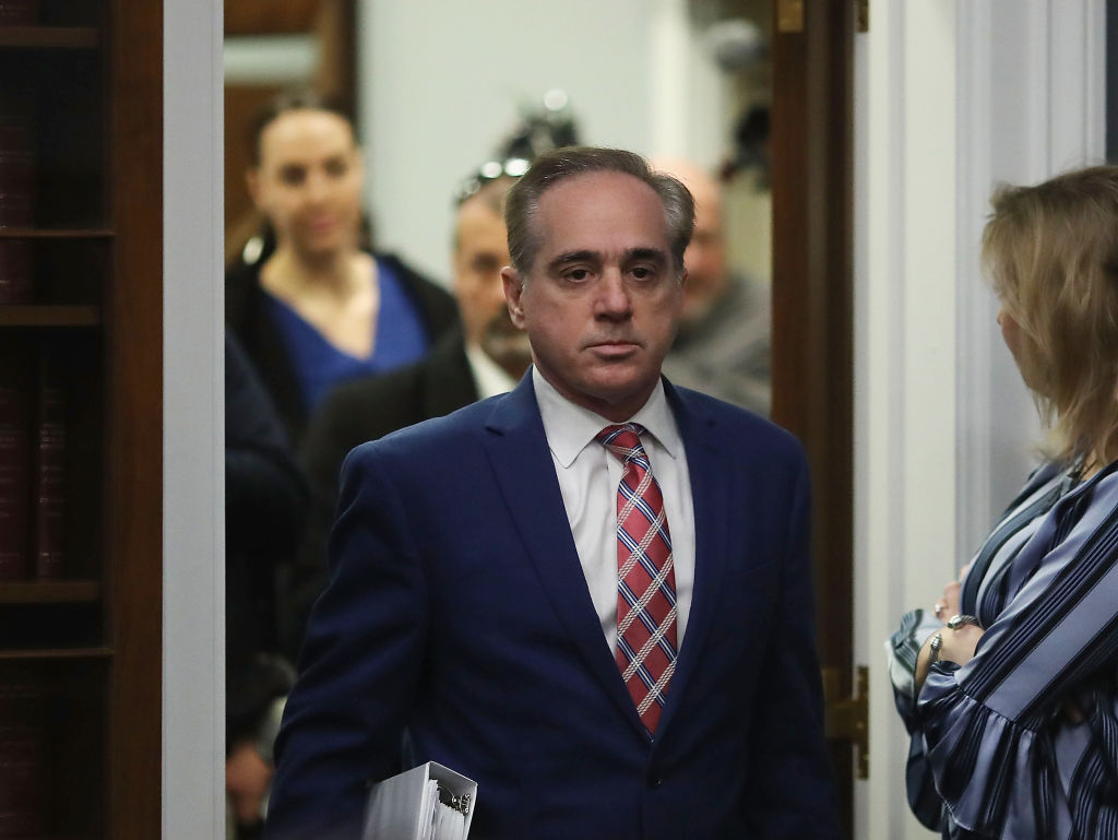 Veterans Affairs Secretary David Shulkin was dismissed by Trump Wednesday. CREDIT: Mark Wilson/Getty Images