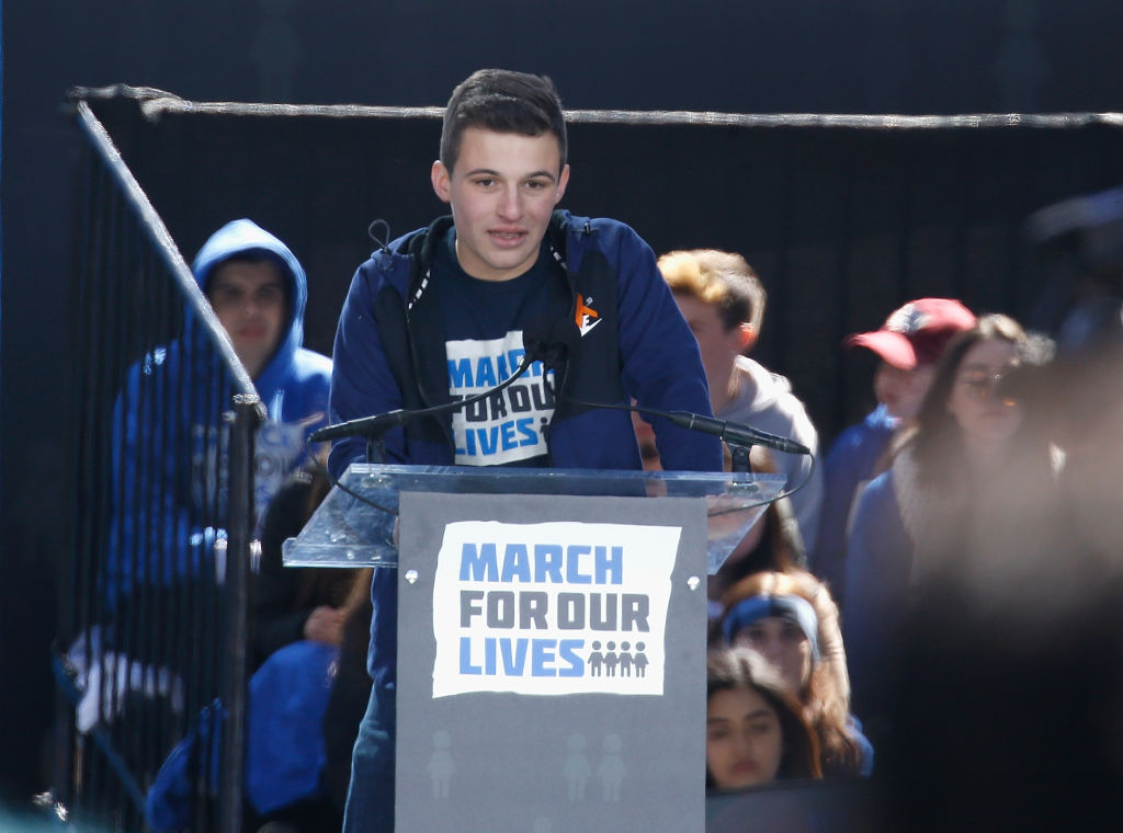Cameron Kasky. CREDIT: John Lamparski/WireImage