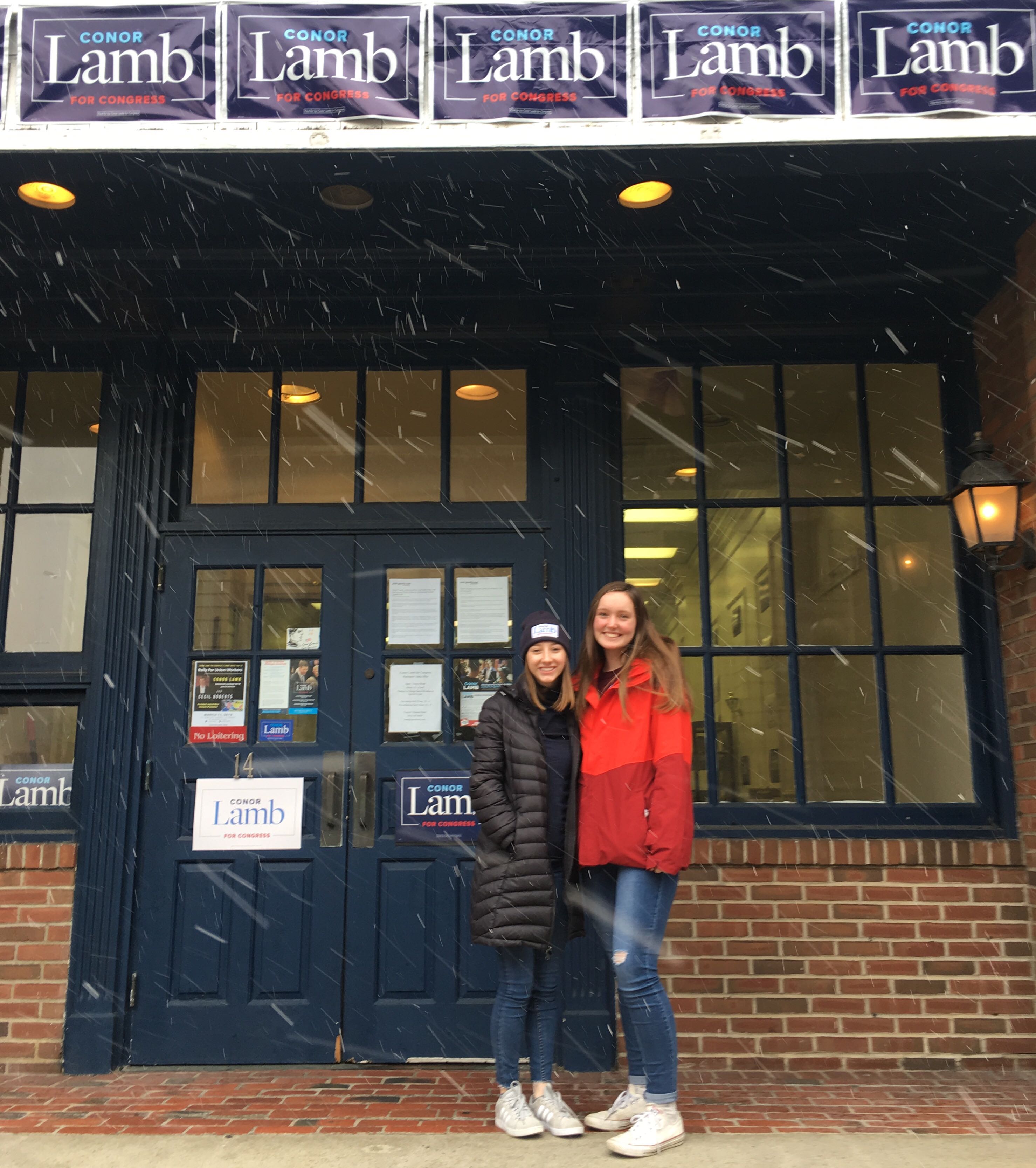 Farrell (L) and O'Matz (R). Credit: Jordan Farrell