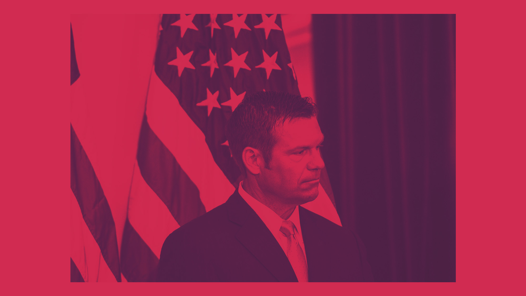 Kansas Secretary of State Kris Kobach CREDIT: Diana Ofosu