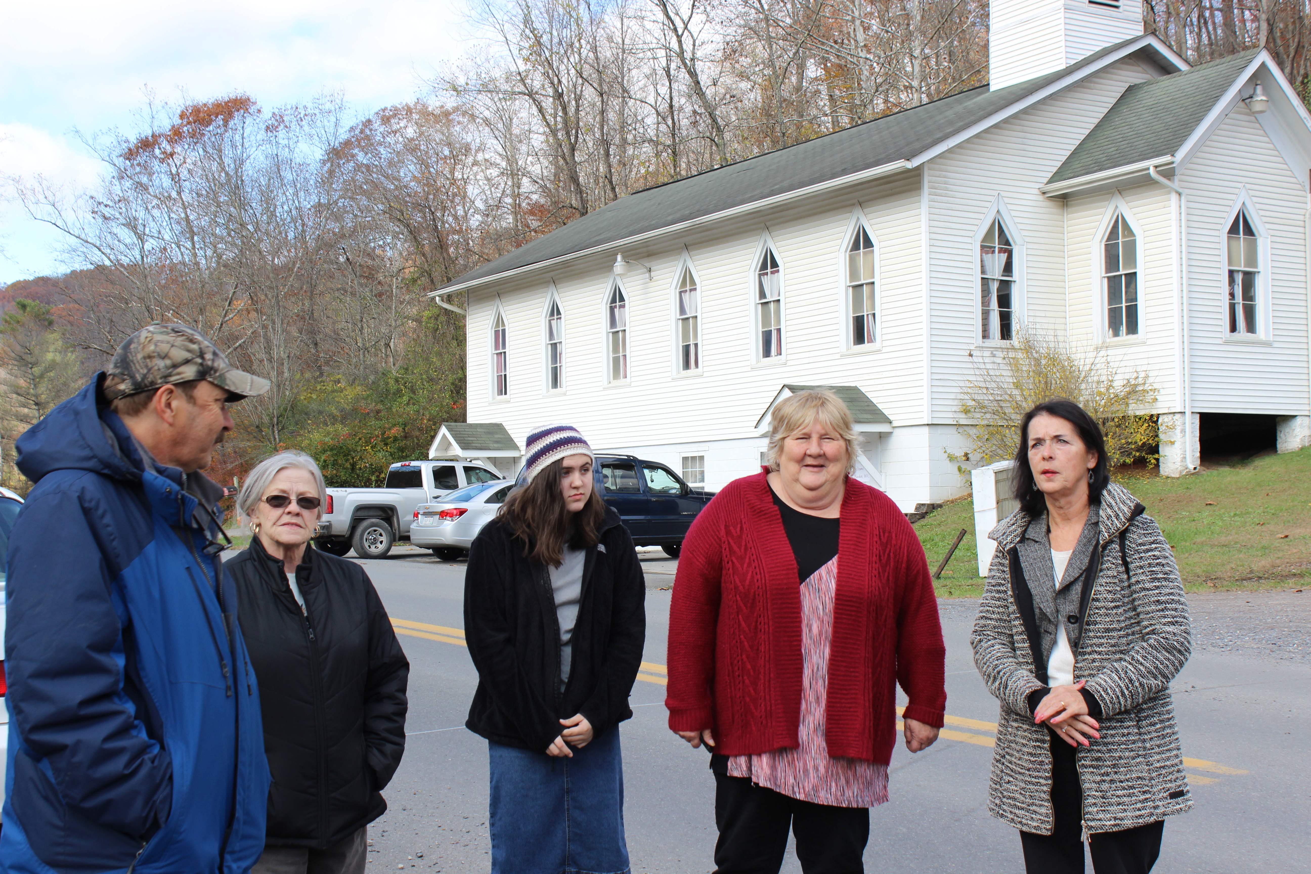 Lois Gibbs (far right), the renowned environmentalist who brought the contamination of Love Canal to the world's attention, joins residents of Minden, West Virginia to urge the EPA to add the town to the Superfund National Priorities List. CREDIT: Minden Community Action Team, Headwaters Defense