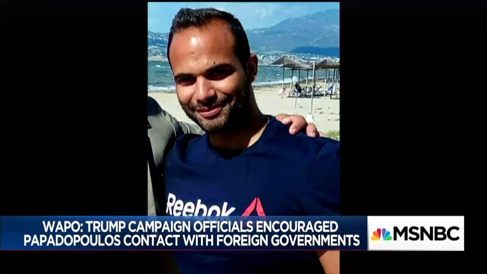 George Papadopoulos emails show he had a much more prominent role than the Trump campaign acknowledged. (CREDIT: MSNBC, screengrab)