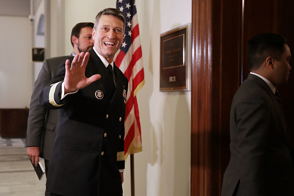 Physician to the President U.S. Navy Rear Admiral Ronny Jackson (Photo by Chip Somodevilla/Getty Images)