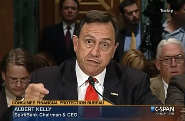 TWO DEMOCRATIC HOUSE MEMBERS HAVE CALLED FOR AN INVESTIGATION INTO SUPERFUND ADVISER ALBERT KELLY, WHO THE FDIC BANNED FOR LIFE FROM BANKING. CREDIT: C-SPAN/SCREENSHOT