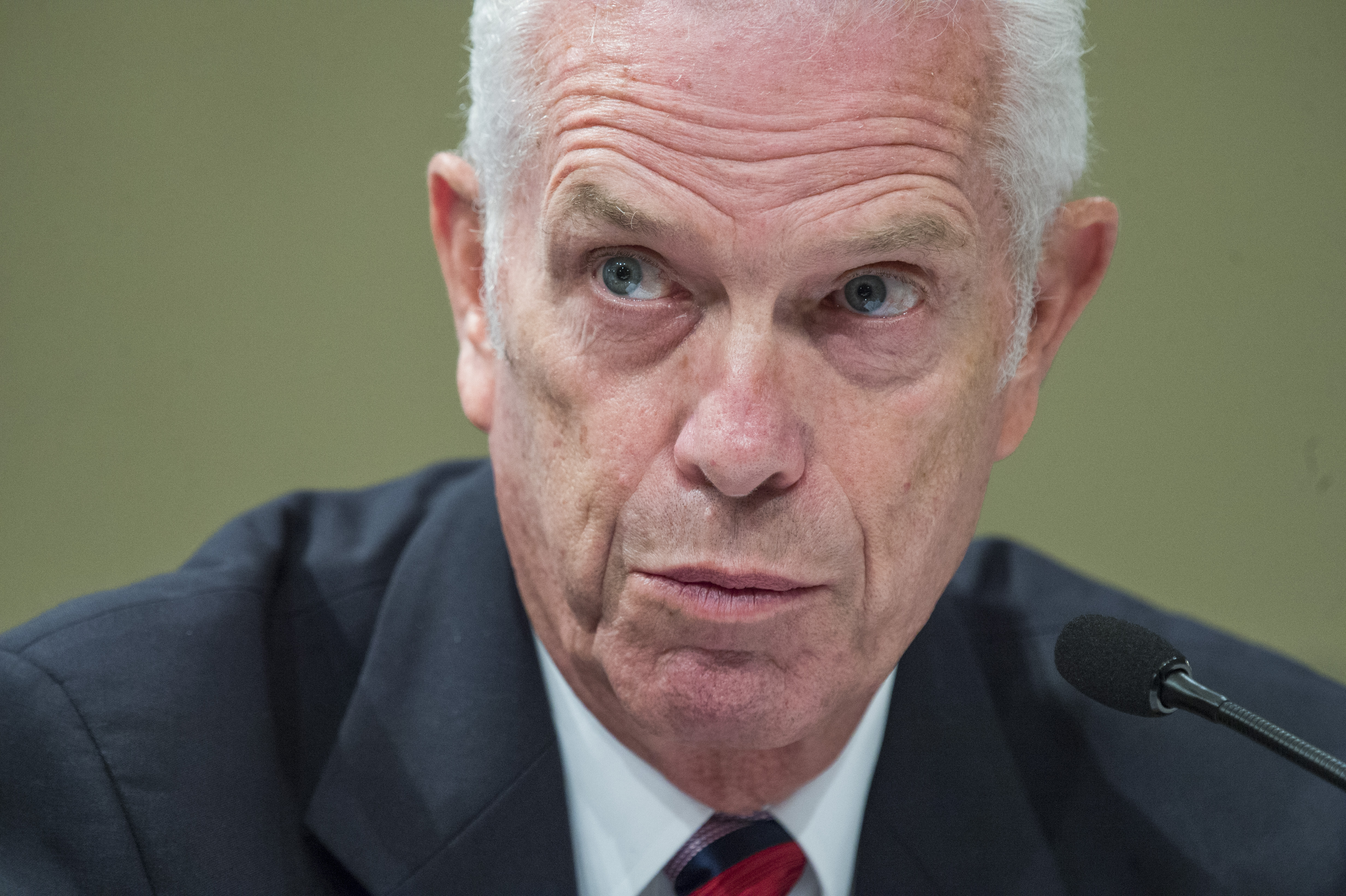 Rep. Bill Johnson, R-Ohio, questioned FERC commissioners on April 17, 2018, about their decision to reject a DOE proposal to subsidize coal and nuclear plants. CREDIT: Tom Williams/CQ Roll Call