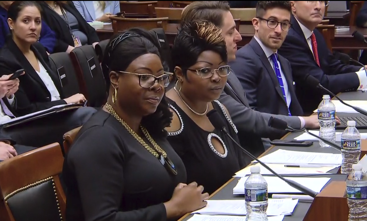 Conservative personalities Diamond & Silk made several incorrect statements during their congressional testimony. (CREDIT: CBSN)