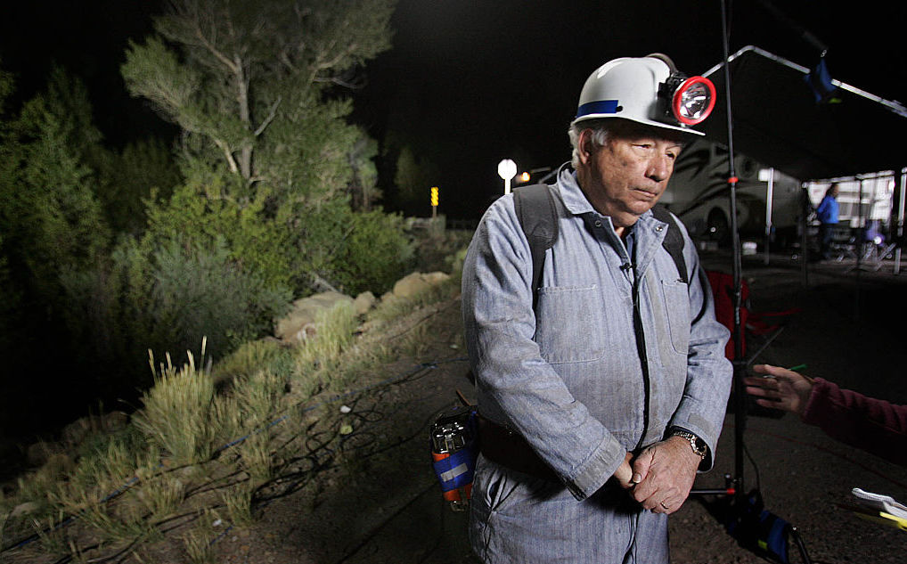 Murray Energy CEO Robert Murray during Crandall Canyon mine disaster in Utah, August 11, 2007. CREDIT: Spencer Weiner/L.A. Times via Getty Images