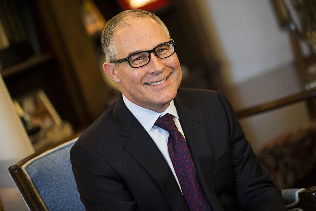 EPA Administrator Scott Pruitt bought a house through a shell company in 2003. (Credit: Samuel Corum/Anadolu Agency/Getty Images)