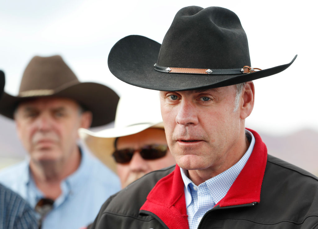Interior Department's Ryan Zinke has worked to open up public lands that indigenous groups and environmentalists deem highly sensitive sites. Credit: George Frey/Getty Images.