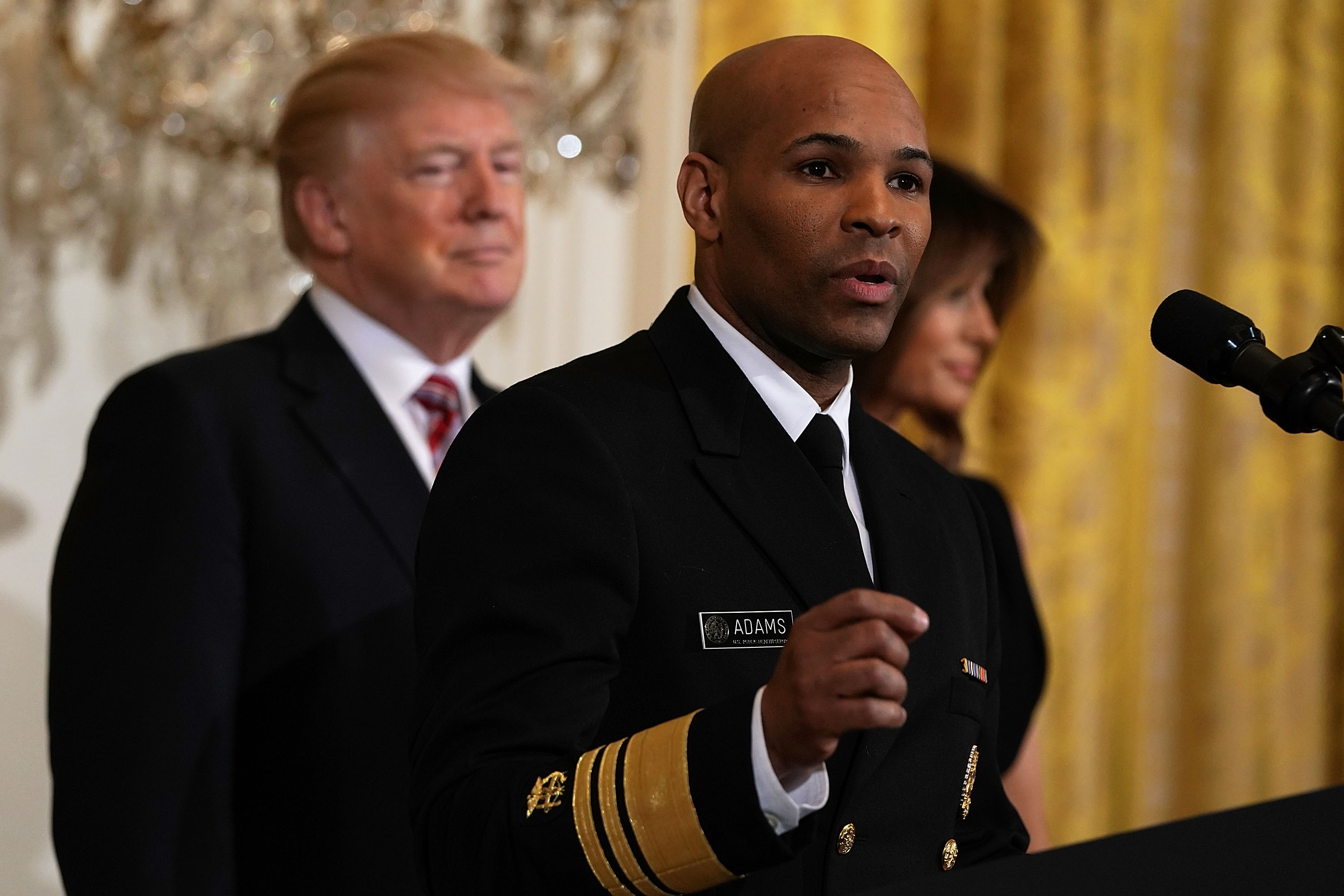 WASHINGTON, DC - FEBRUARY 13: U.S. Surgeon General Jerome Adams (Photo by Alex Wong/Getty Images)