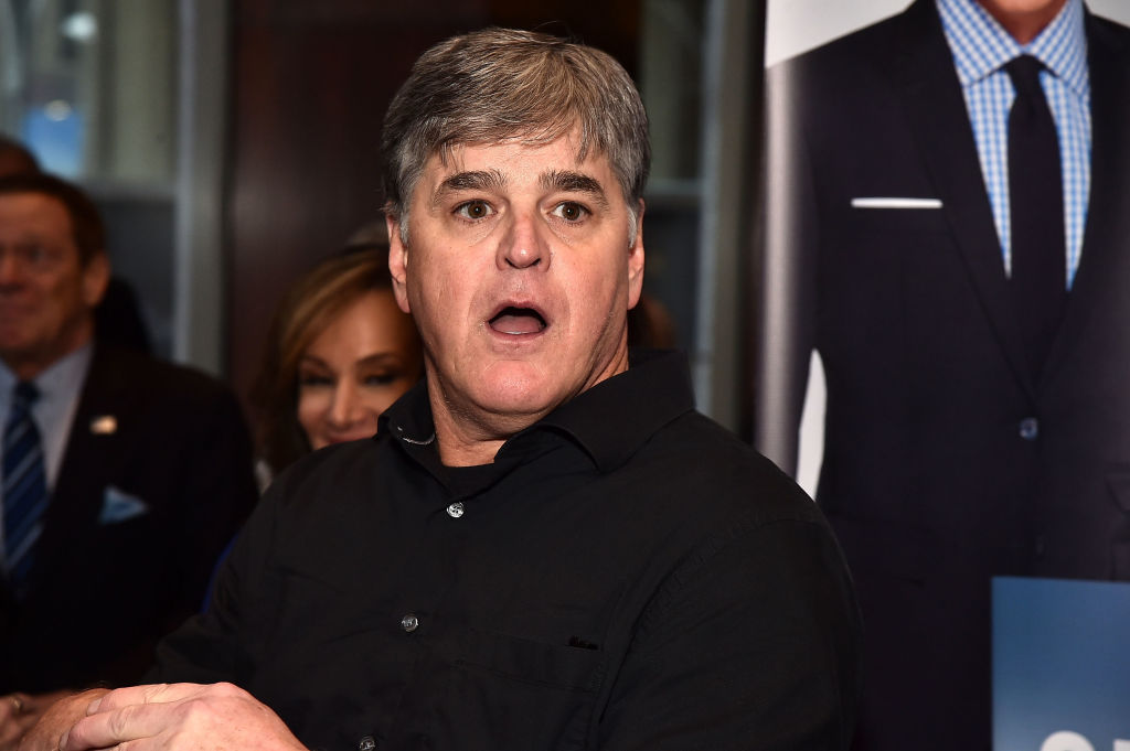 Sean Hannity attends Geraldo Rivera Launches His New Book "The Geraldo Show: A Memoir" at Del Frisco's Grille on April 2, 2018 in New York City. (CREDIT: Theo Wargo/Getty Images)