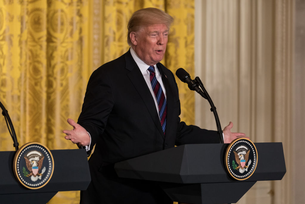 President Trump will not attend the annual White House Correspondents' Dinner, the White House announced on Friday. (CREDIT: Cheriss May/NurPhoto via Getty Images)